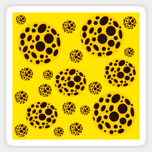 polka dot pop art infinity pattern Sticker